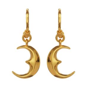 Maanesten Øreringe - Moonie - Gold Colour