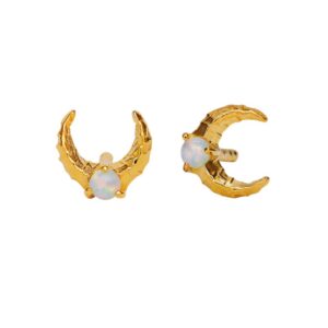 Maanesten Øreringe - Nynette - Gold Colour