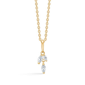 Mads Z Emilia vedhæng i 8 kt. guld med zirkonia