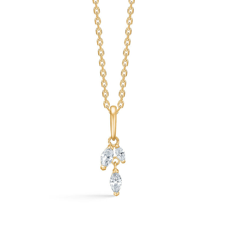 Mads Z Emilia vedhæng i 8 kt. guld med zirkonia