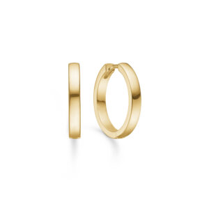 Mads Z forgyldte øreringe Ø 20 mm