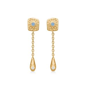 Marena øreringe - forgyldt