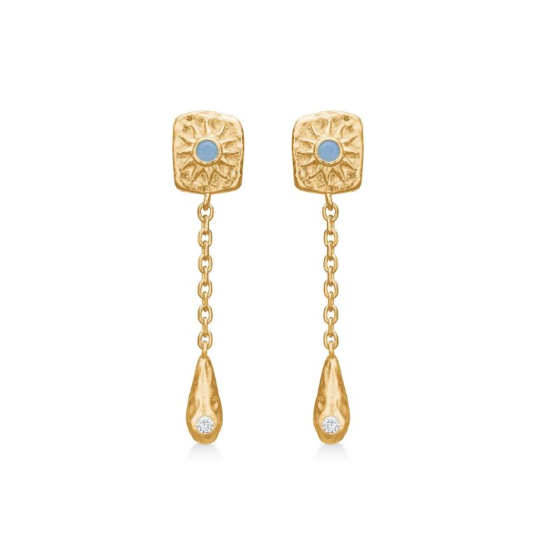 Marena øreringe - forgyldt