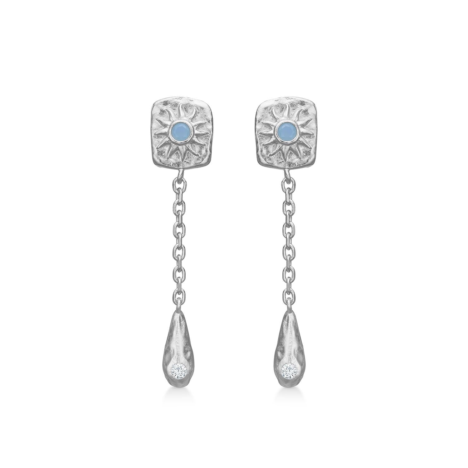 Marena øreringe - sølv