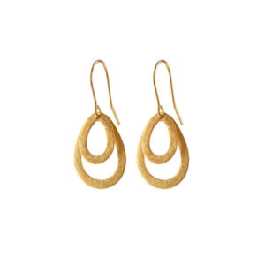 Mini Double Drop Earrings 25mm | Forgyldt Fra Pernille Corydon