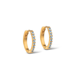 Mini Flora Hoops 13 Mm | Forgyldt Fra Enamel Copenhagen