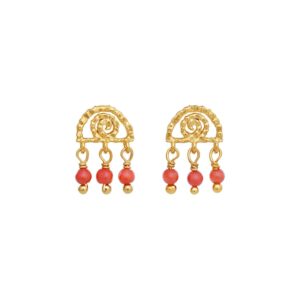 Mirri ørestikker - forgyldt