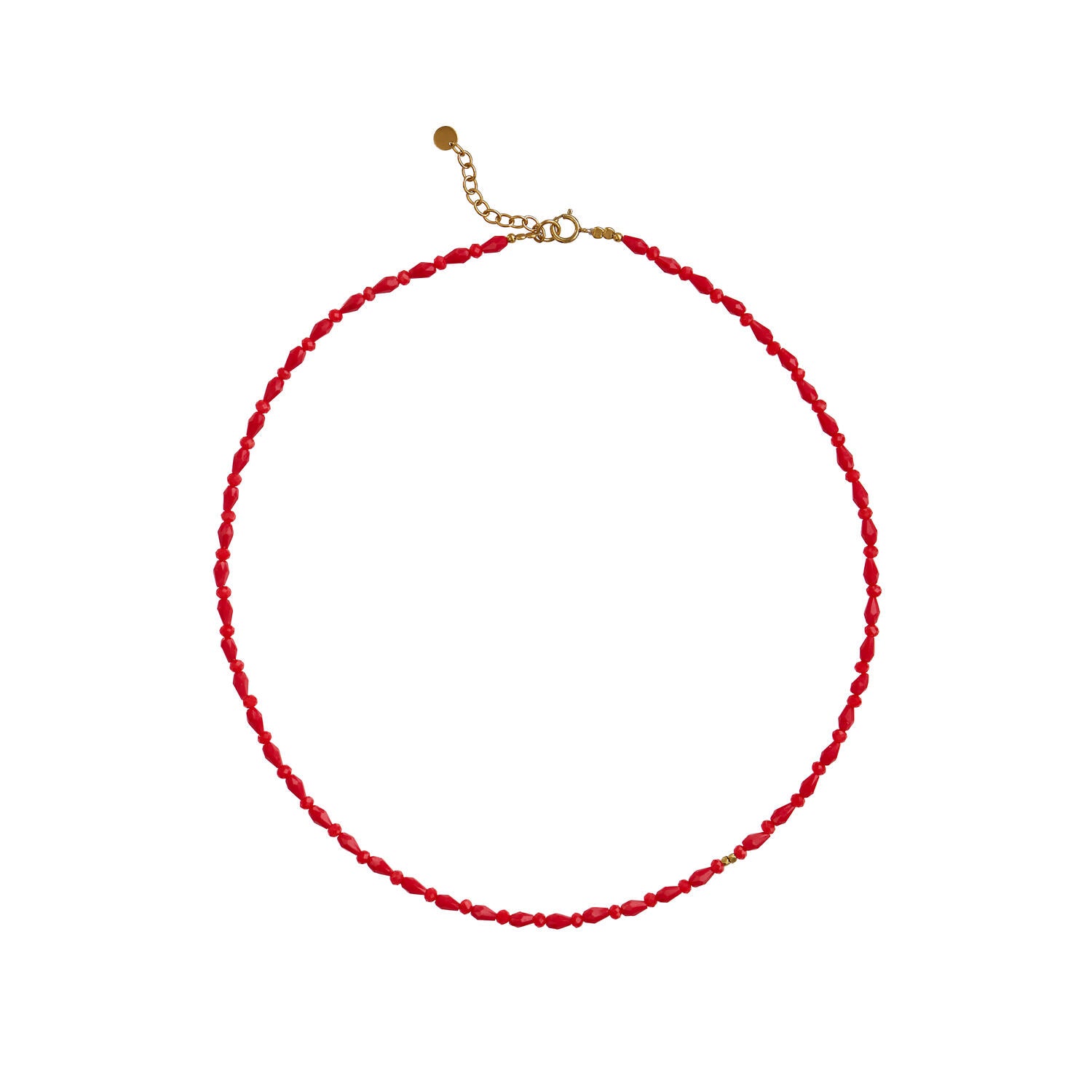 Miss Paris halskæde - forgyldt