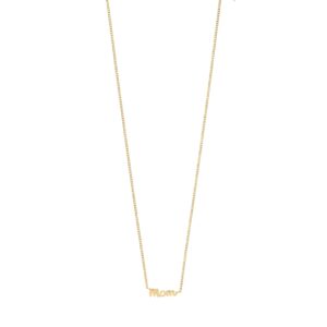 Mom halskæde - forgyldt