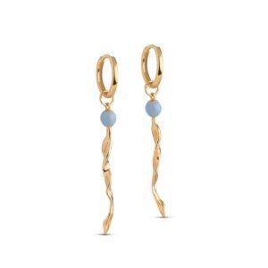 Mona hoops - Steel Blue