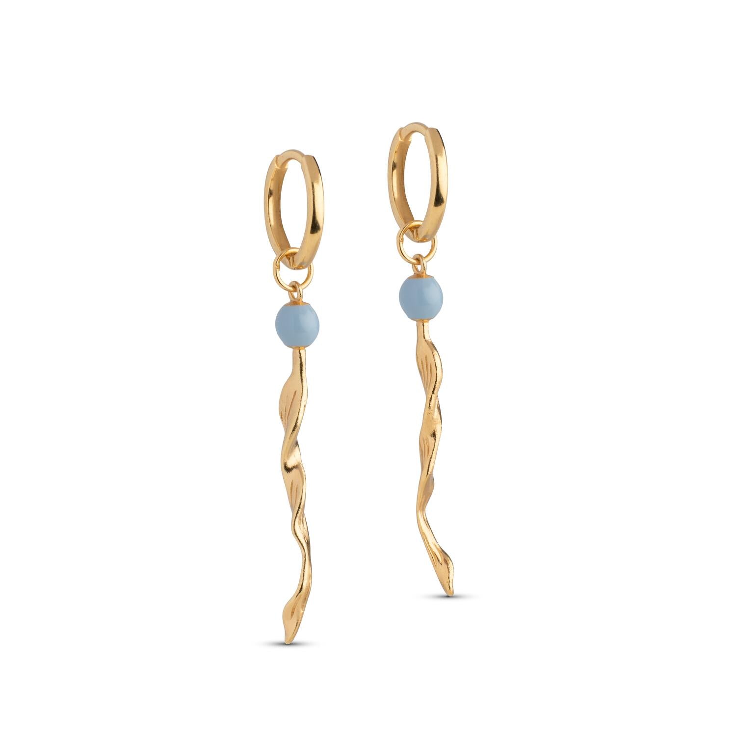 Mona hoops - Steel Blue