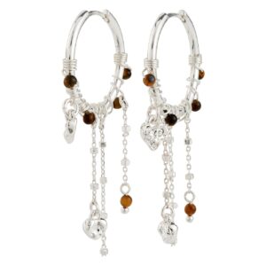 Mylan hoops - sølvbelagt