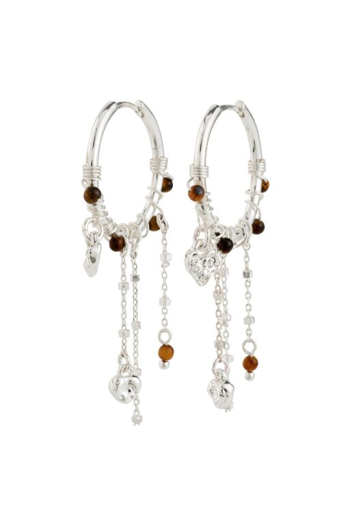 Mylan hoops - sølvbelagt