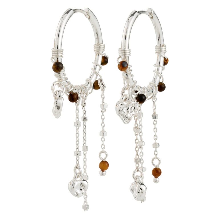 Mylan hoops - sølvbelagt