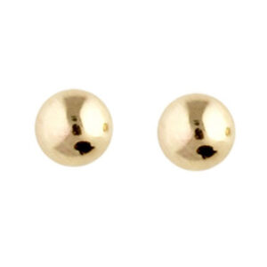 Nordahl - 8 karat guld kugle ørestikker, 5mm - 30310030300*