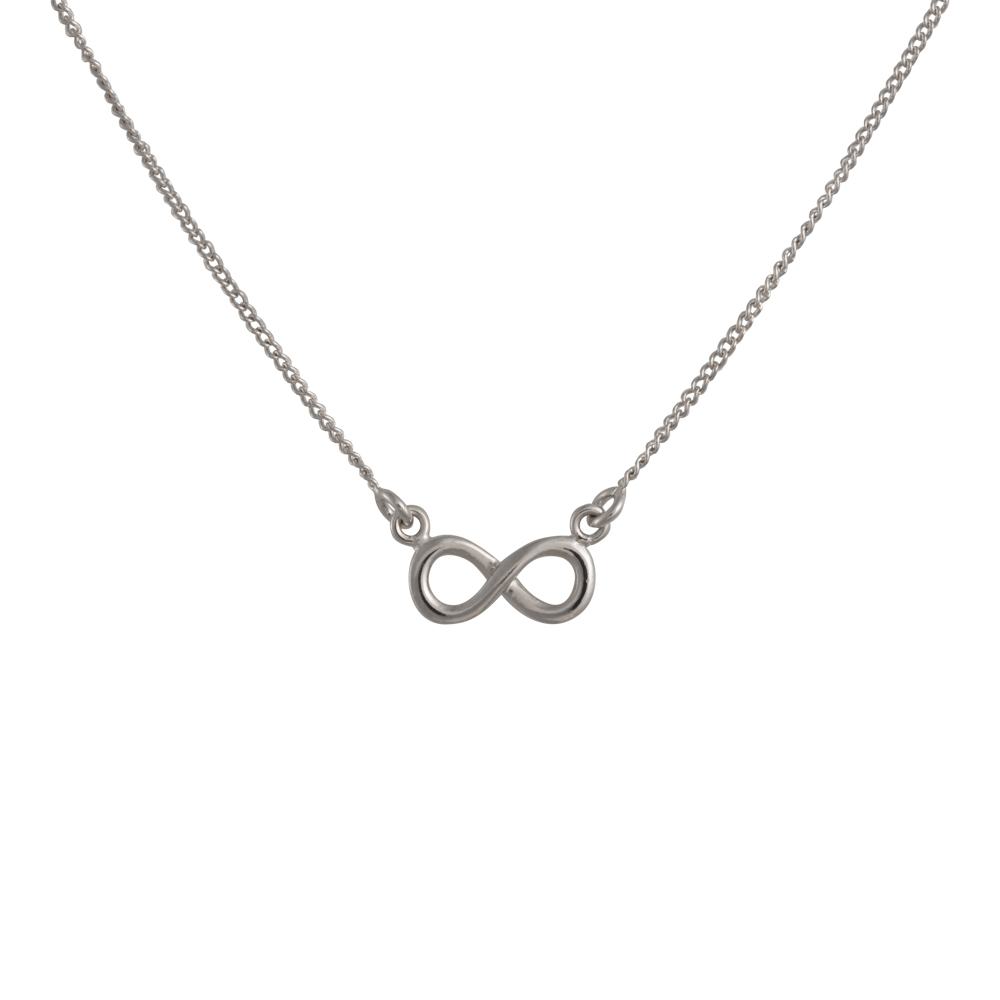 Nordahl Jewellery Eternity52 sølv halskæde med uendelighedstegn