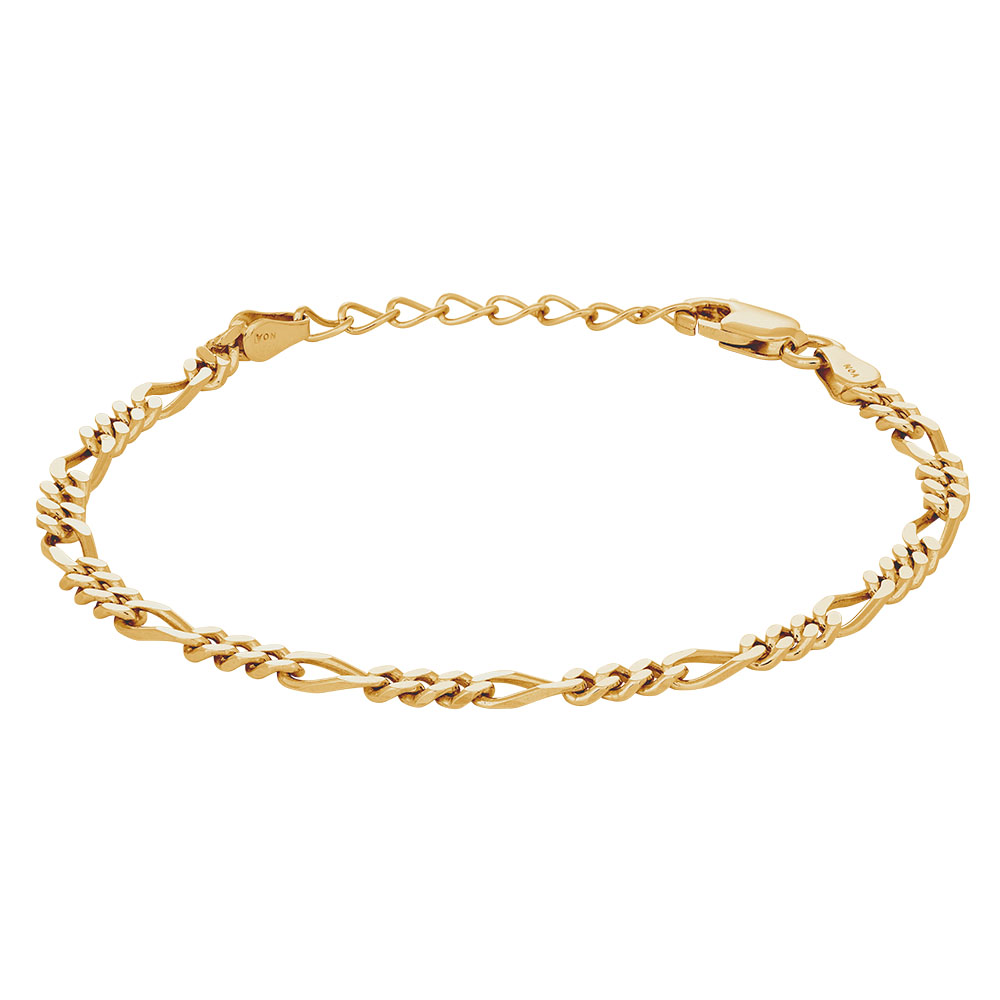 Nordahl Jewellery Figaro52 armbånd i forgyldt