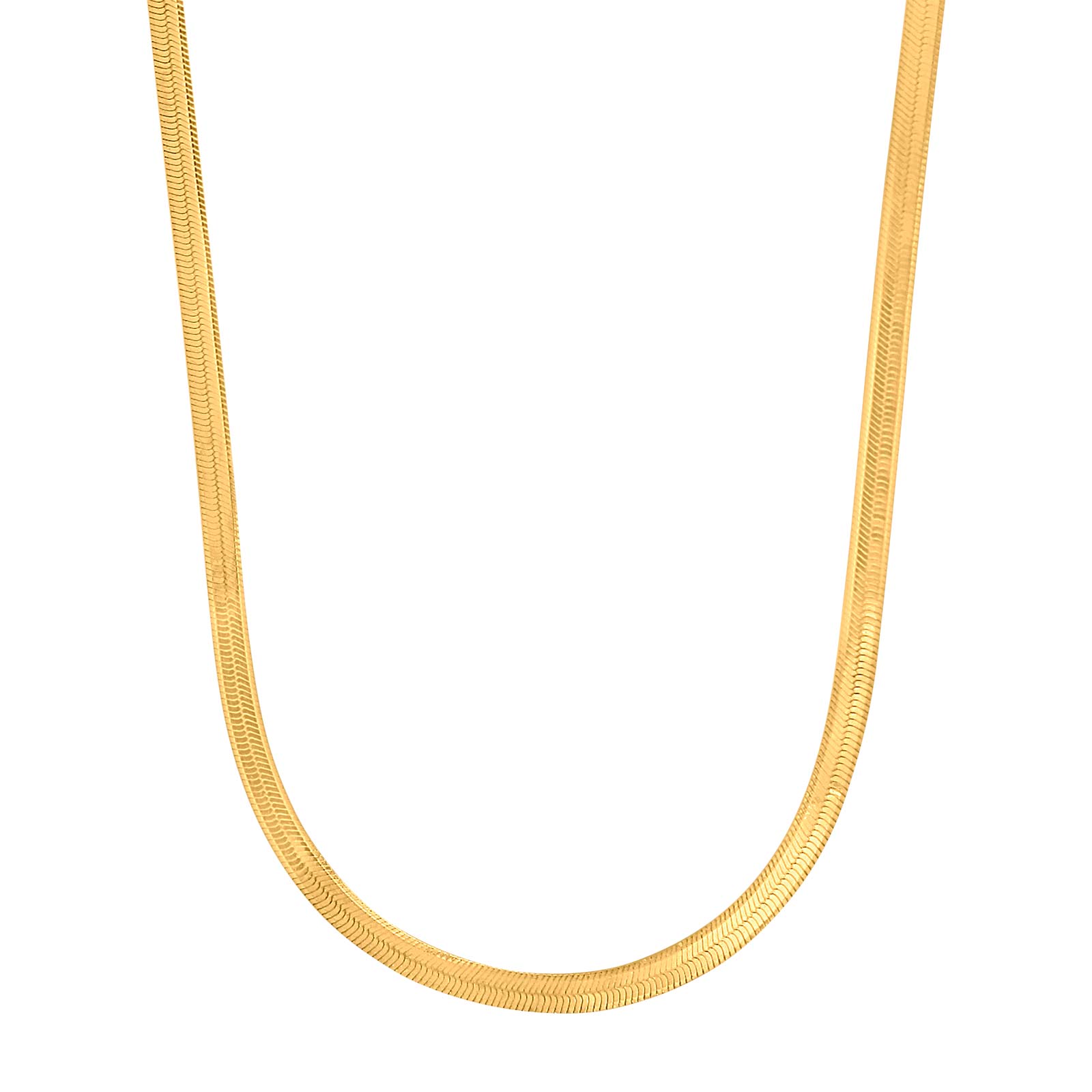 Nordahl Jewellery Flat52 halskæde i forgyldt