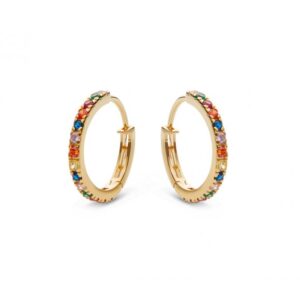 Nubia Big Color Earring | Forgyldt Fra Maanesten