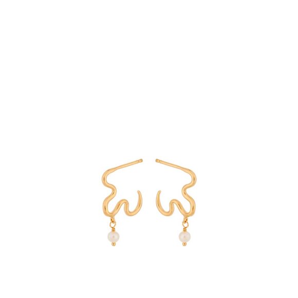 Ocean Dream Earrings 15 Mm | Forgyldt Fra Pernille Corydon