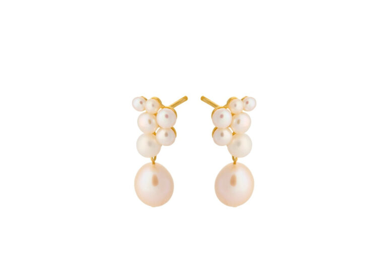 Ocean Treasure ørestikkere - forgyldt