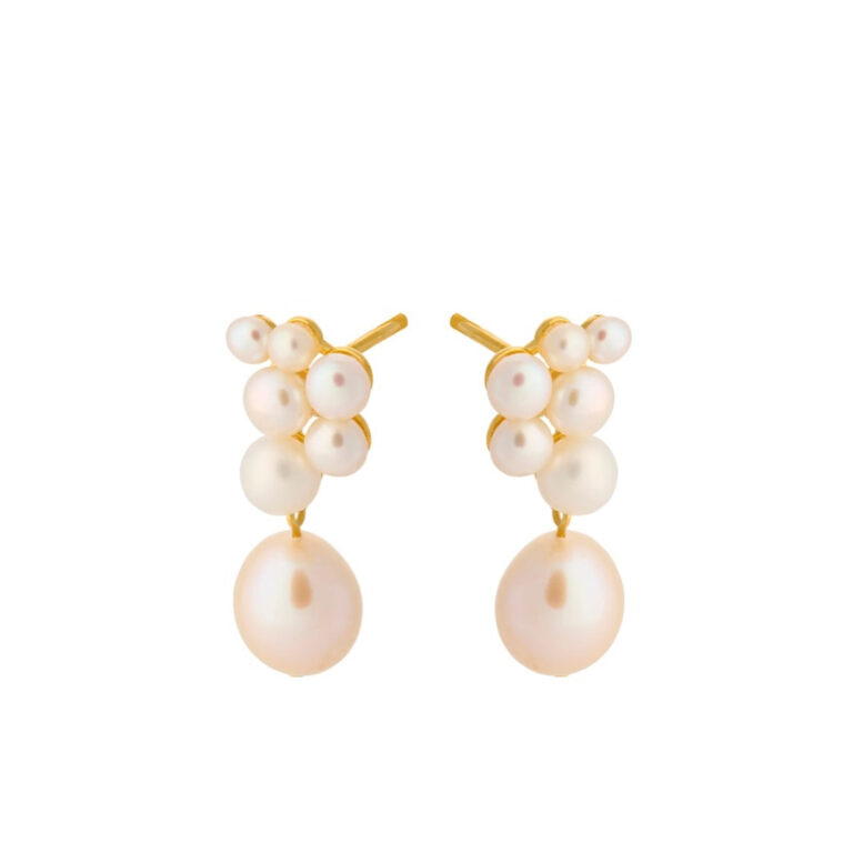 Ocean Treasure ørestikkere - forgyldt