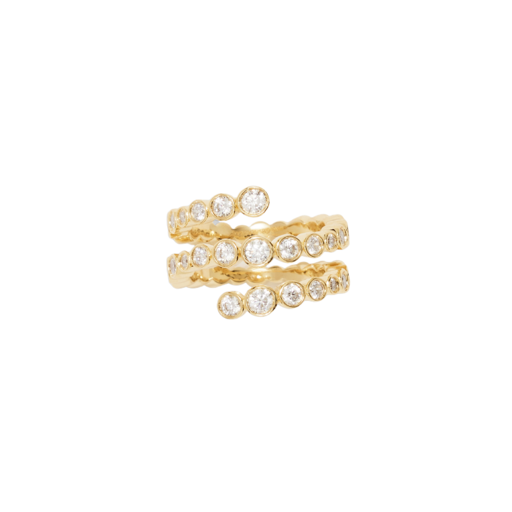 Odette Spiral ring - forgyldt