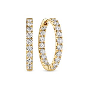 Øreringe Alba Eternity - 14 kt guld el. hvidguld 2.16 ct TW G-H VS lab-grown diamanter
