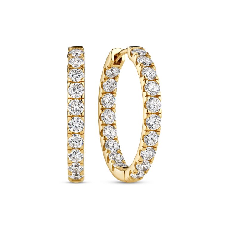 Øreringe Alba Eternity - 14 kt guld el. hvidguld 2.16 ct TW G-H VS lab-grown diamanter