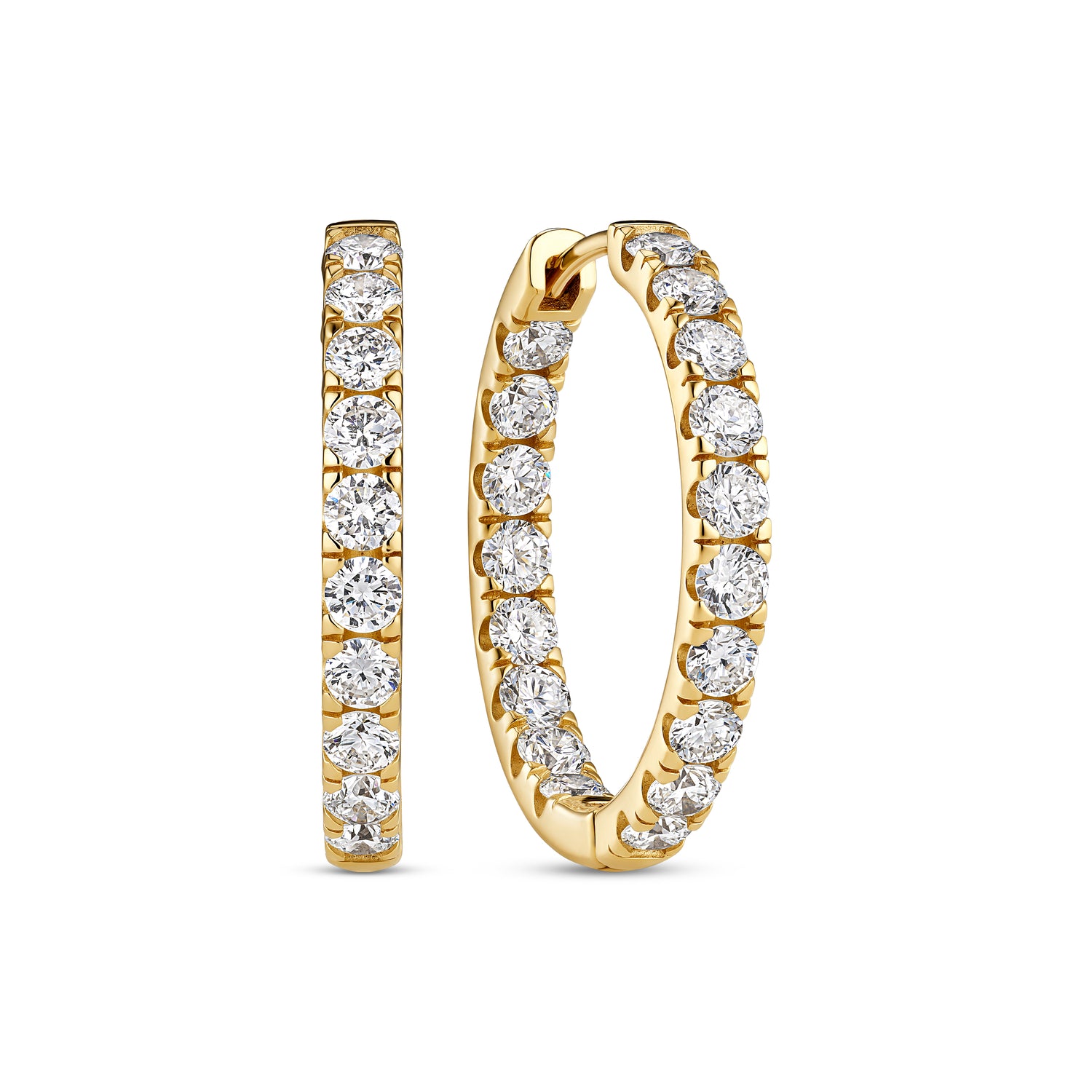 Øreringe Alba Eternity - 14 kt guld el. hvidguld 2.16 ct TW G-H VS lab-grown diamanter
