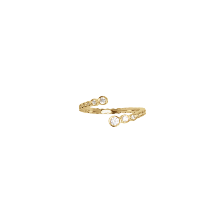 Orit Open ring - forgyldt
