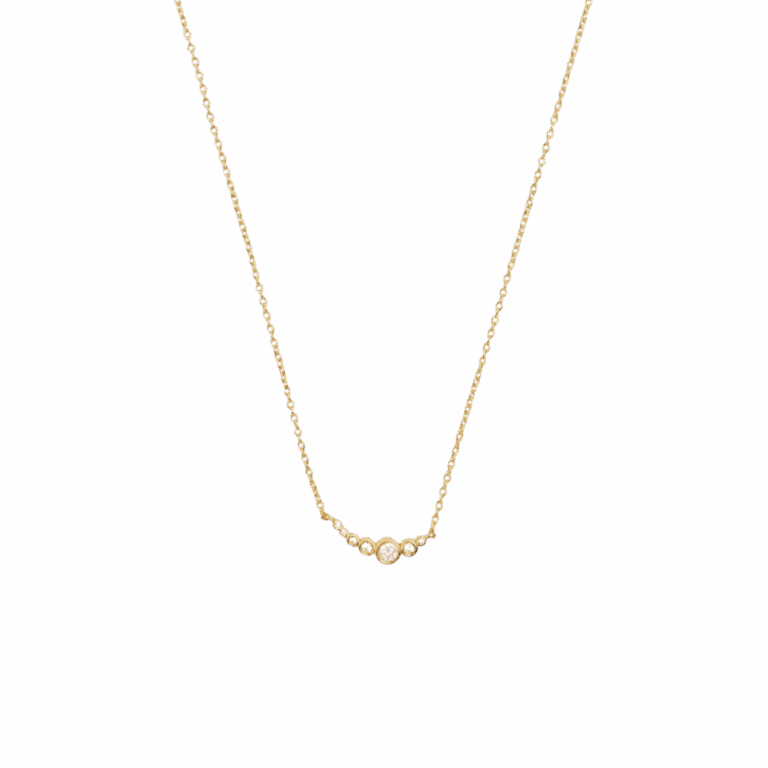 Ottilia halskæde - forgyldt