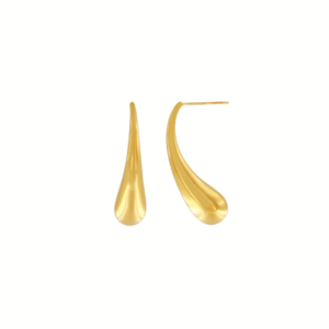 Passion Smooth Drop Post øreringe - forgyldt