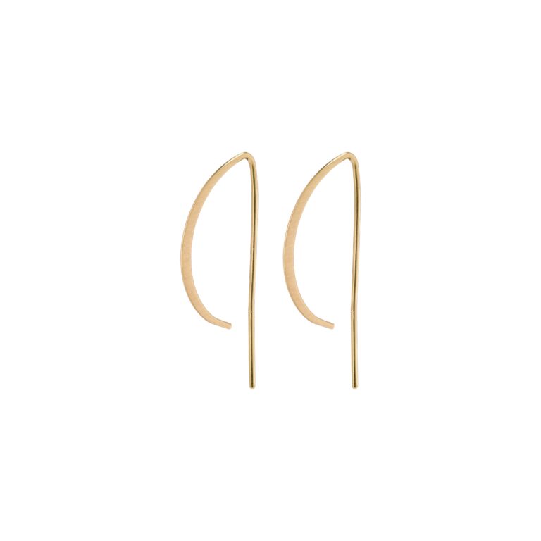 Peony øreringe - forgyldt