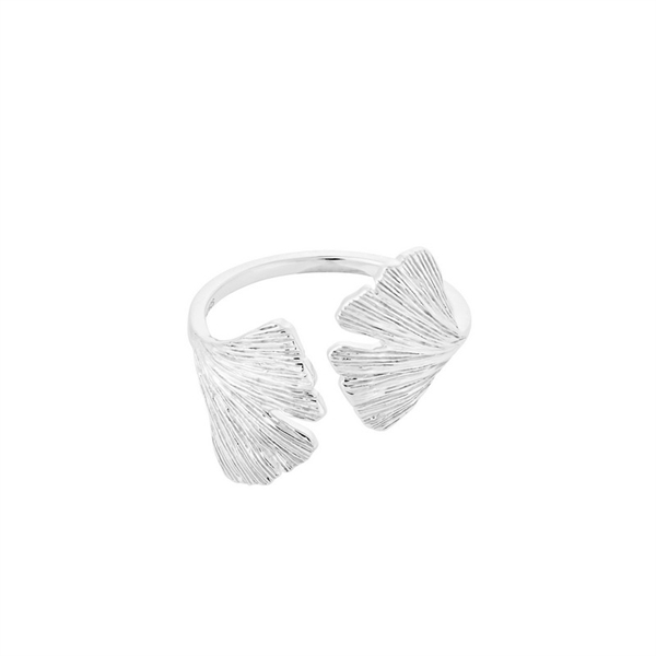 Pernille Corydon - Biloba ring i sølv