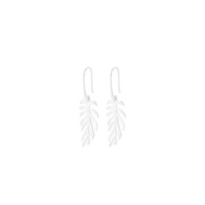 Pernille Corydon - Fern Leaf øreringe i sølv