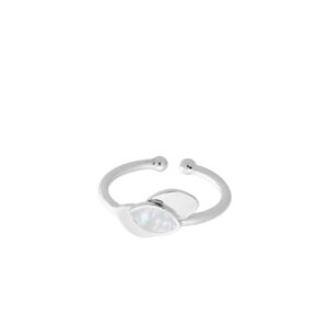 Pernille Corydon - Flake ring i sølv m perlemor