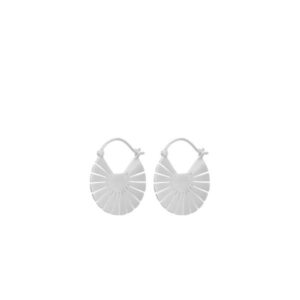 Pernille Corydon - Flare øreringe i sølv**