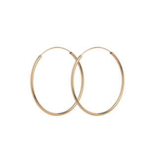 Pernille Corydon Midi Plain Hoop Forgyldt