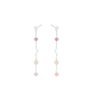 Pernille Corydon Pastel Dream Earchain Sterling Sølv Øreringe