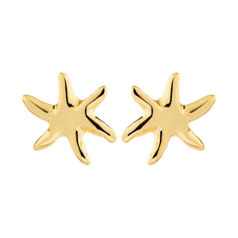 Prism ørestikker - forgyldt