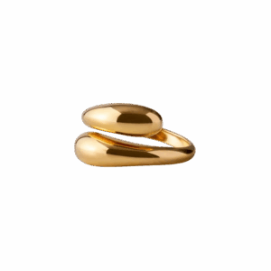 Rain ring - forgyldt