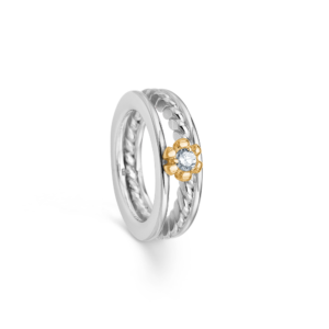 Randers Sølv Blomst Ring i Sterling Sølv RS117738Z