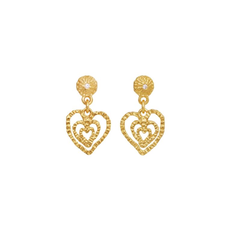 Sada ørestikker - forgyldt