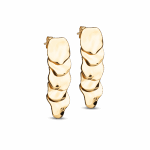 Sahara hængeøreringe - forgyldt