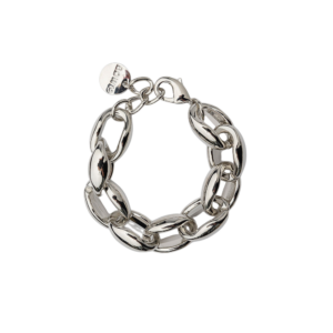 Samantha armbånd L - sølvbelagt