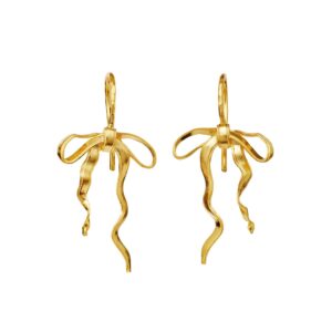 Sanja øreringe - forgyldt