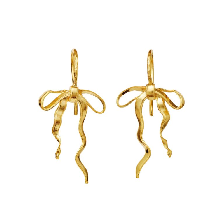 Sanja øreringe - forgyldt