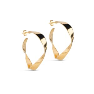 Scarlet hoops, stor - forgyldt