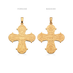 Scrouples Dagmarkors i 14kt guld 21x19 mm